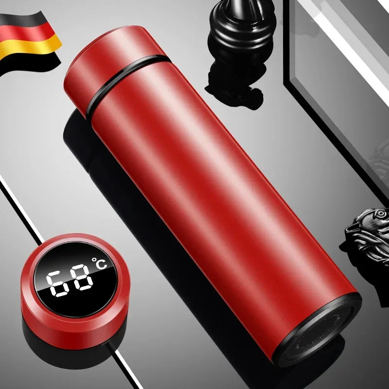 Taza térmica Templa Smart roja con pantalla de temperatura