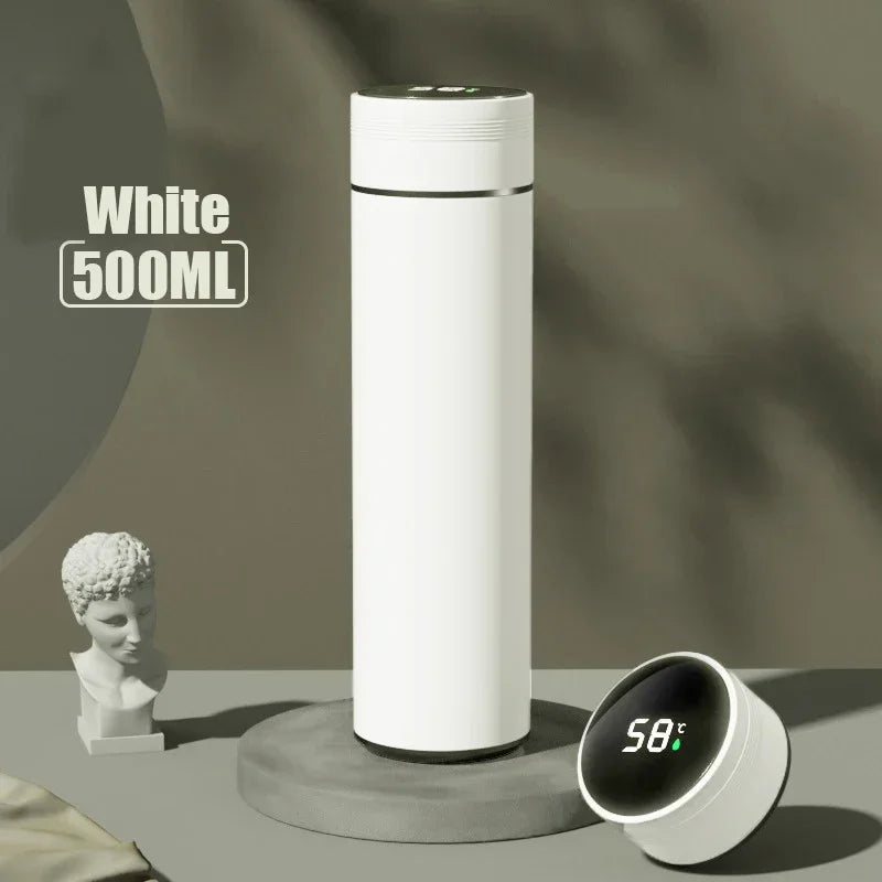 Taza térmica Templa Smart blanca con pantalla de temperatura